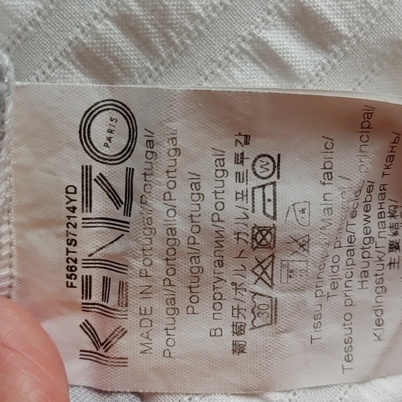 Kenzo Paris Cotton Tiger Short Sleeve T-Shirt Size Small - Picture 5 of 6